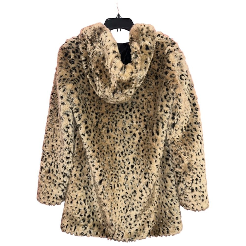 SOLD F21 Leopard Faux Fur Coat size L